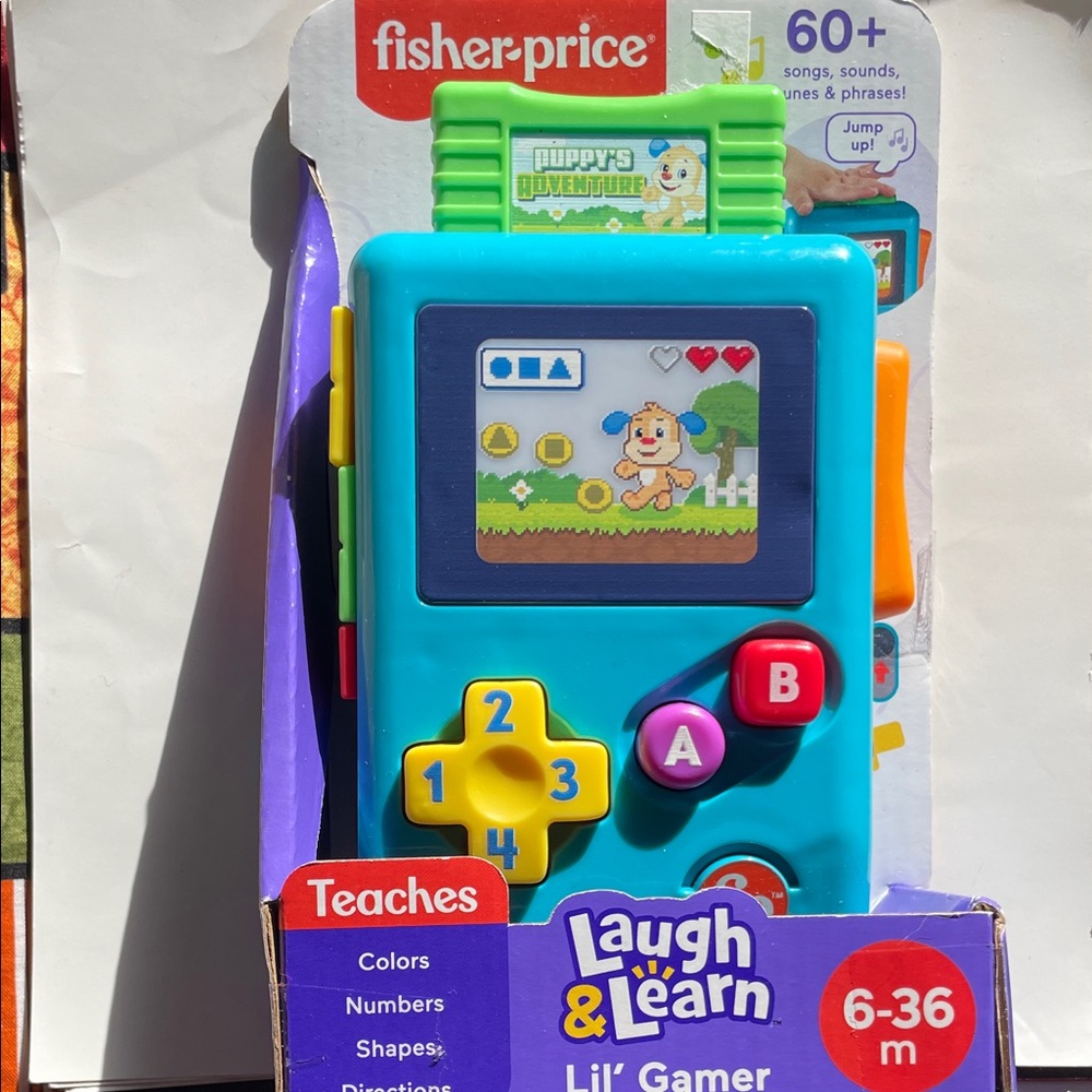 Fisher-Price Laugh & Learn Lil' Gamer - Teal and Yellow